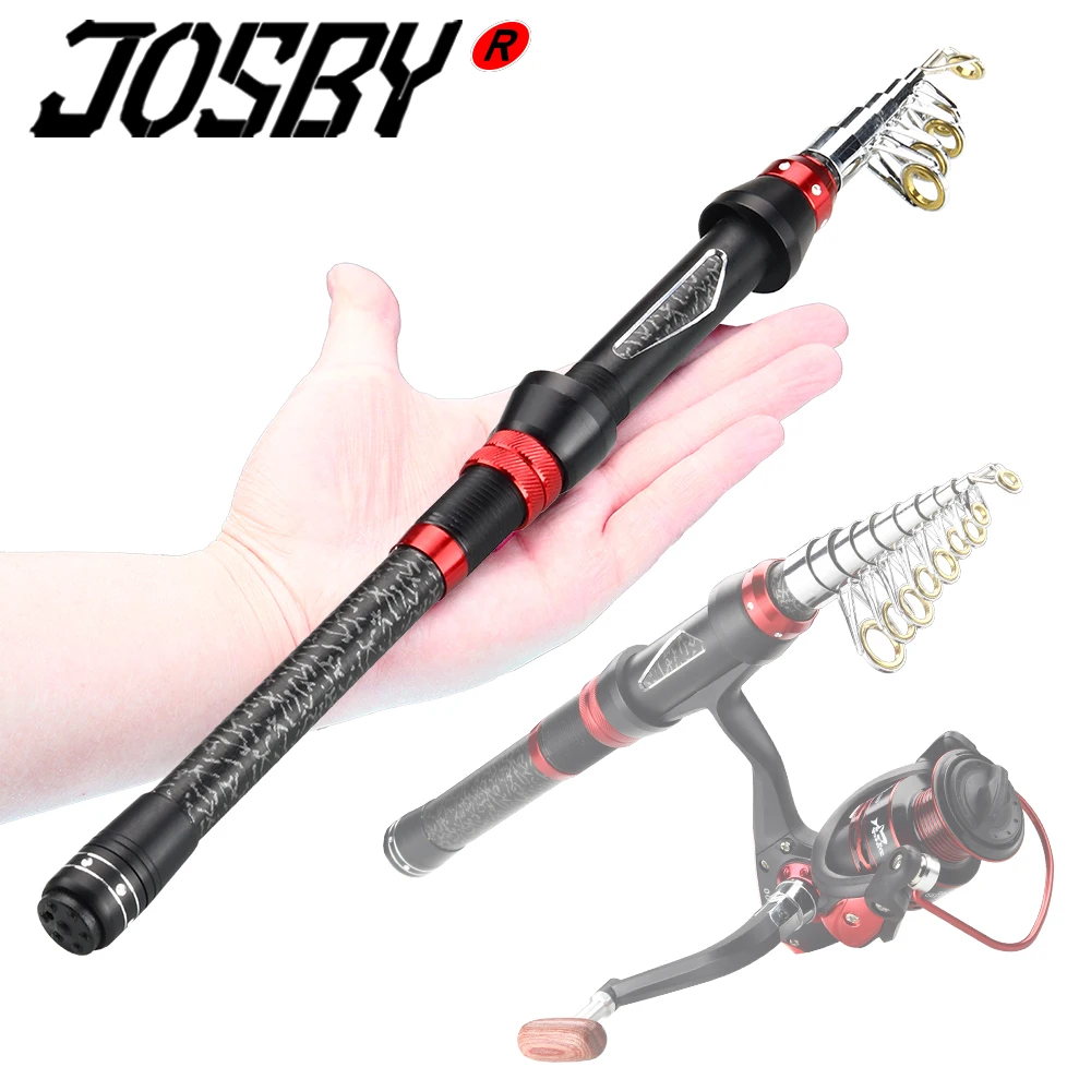 Telescopic Fishing Rod With Spinning Reels Combos Reel Pole Lure Line Space Bean Sets Kit For Travel Tackle | Спорт и развлечения