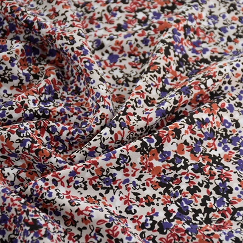 polyester Flora knit fabric four-way stretch fabric jersey for sewing bottoming garment 50*150cm/piece KA23