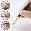 1Pc Professional Stainless Steel Hair Removal Eye Brow Eyebrow Tweezers Clip Gold Women Beauty Makeup Tools ► Photo 2/6