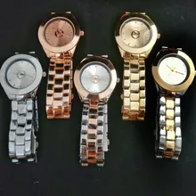 Новые кварцевые часы из нержавеющей стали для мужчин и женщин, модные роскошные ювелирные изделия, подарок, прецизионные Элегантные благородные часы