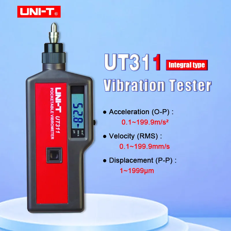 UNIT UT311 Vibration Tester LCD Vibration Analyzer Tester vibrometer