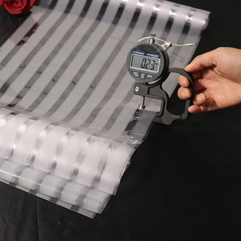300cm Long Office Striped Static Cling Self-Adhesive Glass Film UV Insulation Vinyl Frosted Privacy Window Film