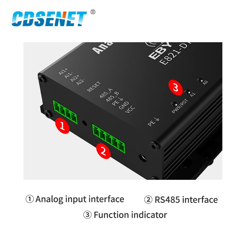 Wireless ModBus RTU RS485 1W 433MHz Gate Way
