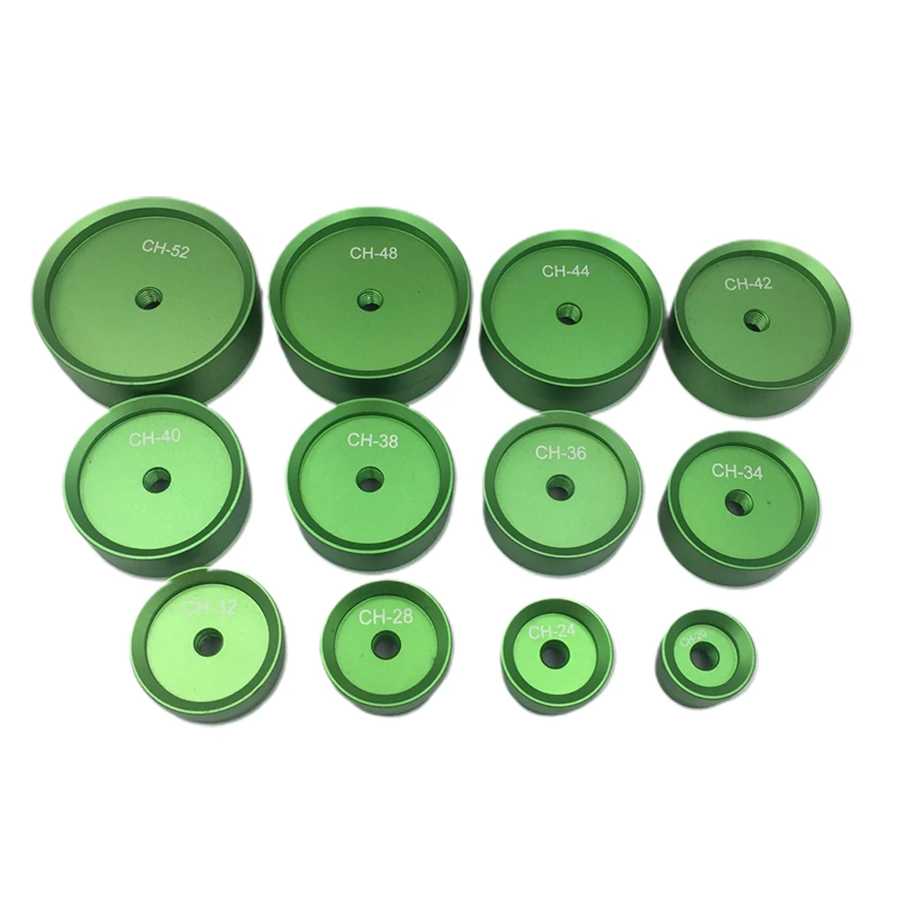 

18Pcs Round Capping Machine Practical Presser Tool Professional Home Back Closer Aluminum Mold Set Watch Repair Durable Dies DIY