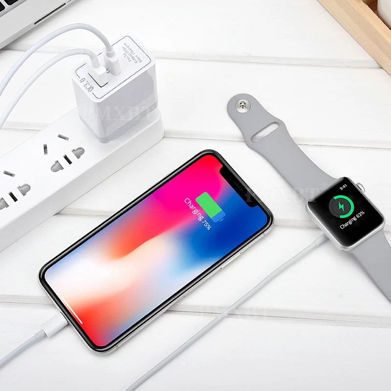 Быстрая зарядка 4 0 3 QC PD зарядное устройство 36 Вт QC4.0 QC3.0 USB Type C для iPhone 11 X Xs 8 Xiaomi Phone