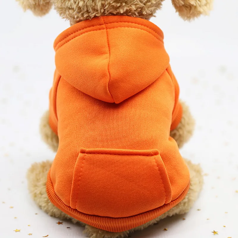 

XS-2XL Pet Dog Hoodie Coat Soft Fleece Winter Warm Puppy Clothes Hot Sale Dog Sweatshirt Dog Costume For Small Dogs Pet Supplies