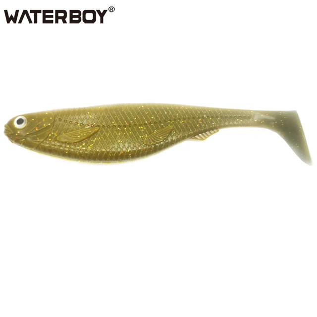 soft lure artificial bait big shads soft 12.5cm 13.7g 15cm 22g PVC material 20cm 55g T Tail Softbaitsfor sea bass perch zander Color10 1pcs