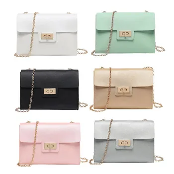

Fashion Casual Mini Crossbody Bag For Women PU Leather Candy Color Shoulder Bag Handbag Cross Body Solid Color Messenger Bag
