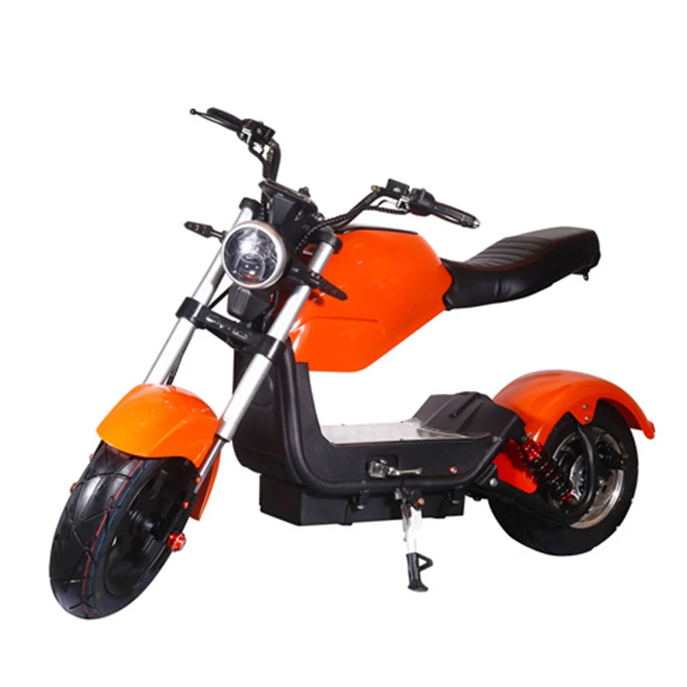 Высокое качество 60V 20A свинцово-кислотная батарея 2000W Harley электрический автомобиль двойной городской скейтборд-скутер - Цвет: Red