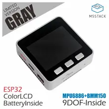 M5stack oficial esp32 mpu6886 + bmm150 9axies sensor de movimento núcleo kit desenvolvimento extensível iot placa desenvolvimento arduino