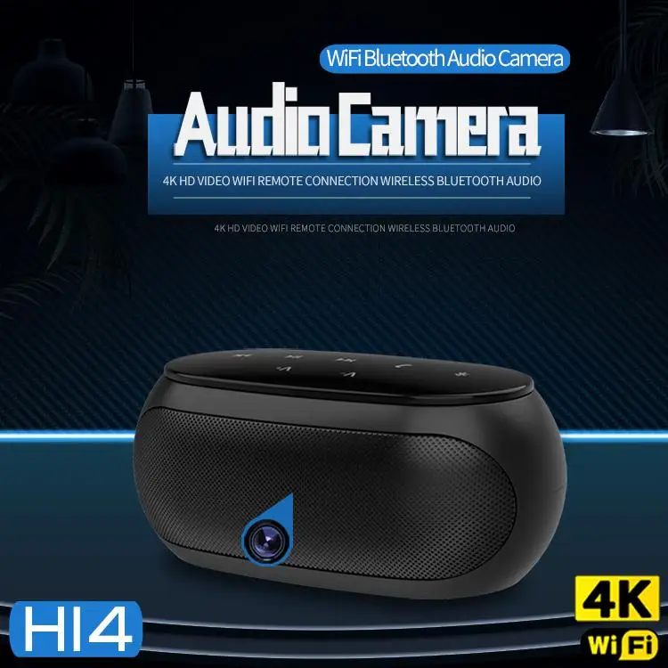 Kuulee HD WIFI H14 Security with Night Vision Camera Wireless IR Bluetooth Portable Outdoor Speaker