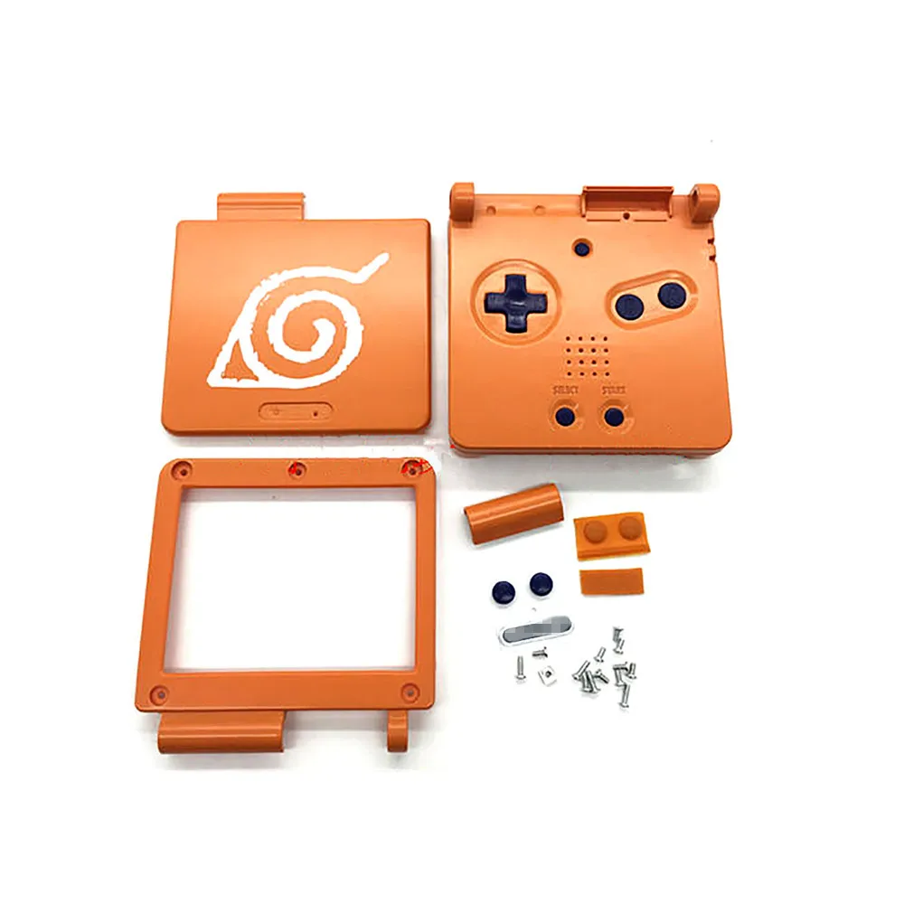 Для GBA SP чехол для корпуса защитный чехол с кнопками для kingd GBA SP Naruto Edition аксессуары для игровой консоли