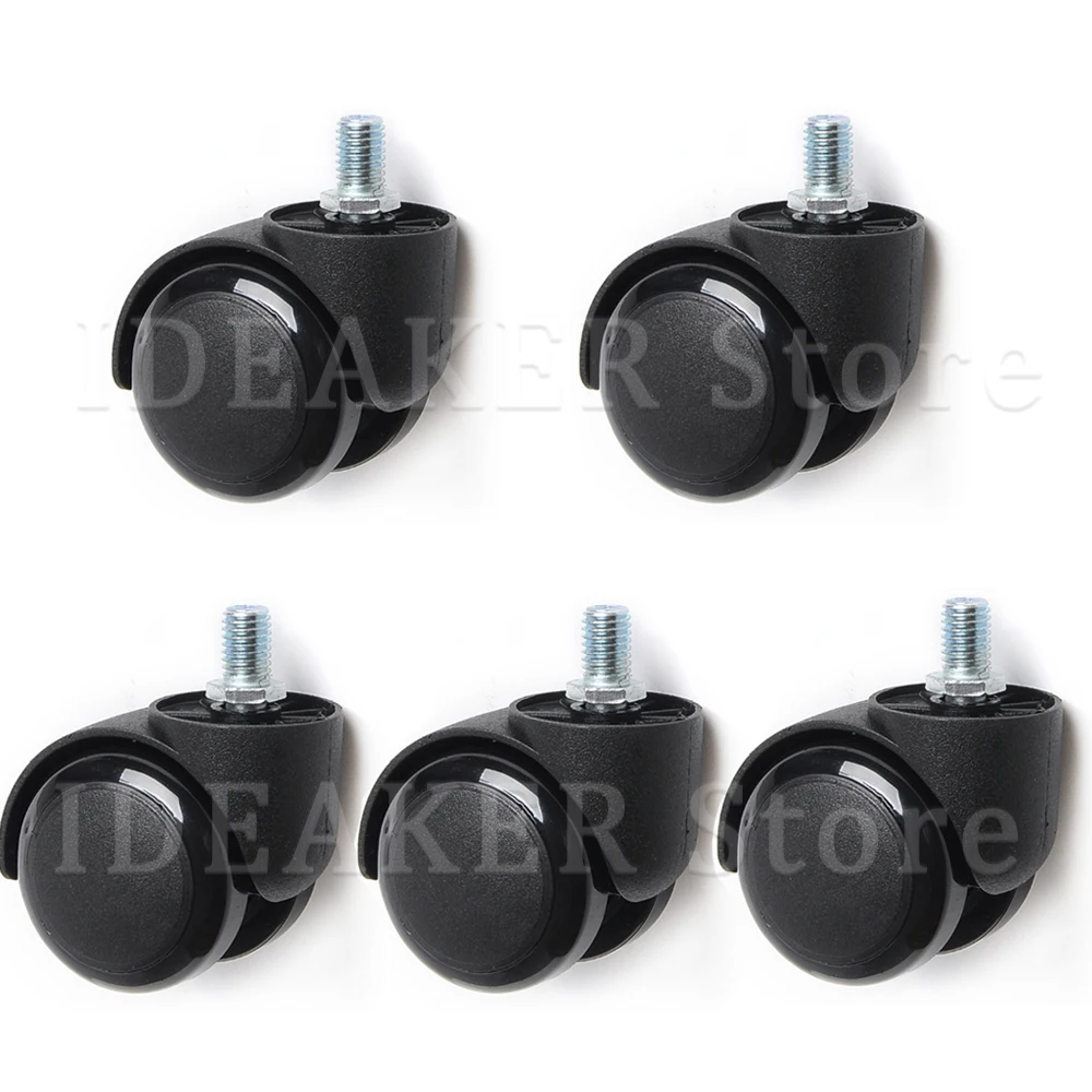 Nylon Office Chair Swivel Casters Furniture Wheels Stainless Steel