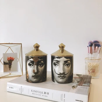 

CANDLE HOLDERS CANDELABRA HOME DECORATION EXQUISITE CERAMIC JAR CUP FLOWER ARRANGING FLOWER POTS STORAGE JAR