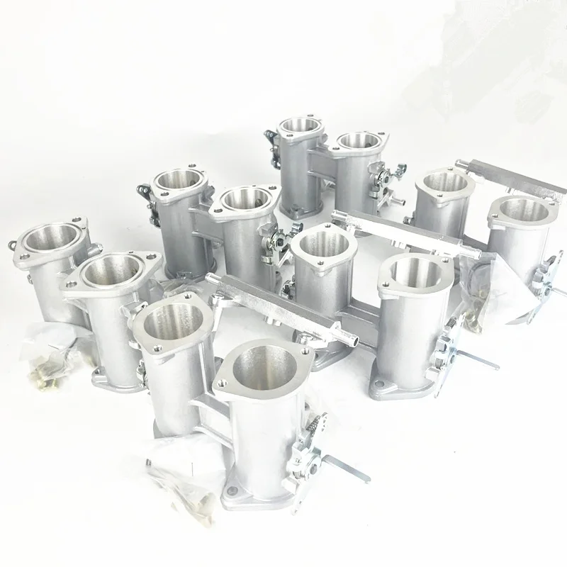 Corps D’injection D’accélérateur 3 X 45 Mm Avec Liaison TPS - Pour Carburateurs Weber/Dellorto/Solex - Neuf