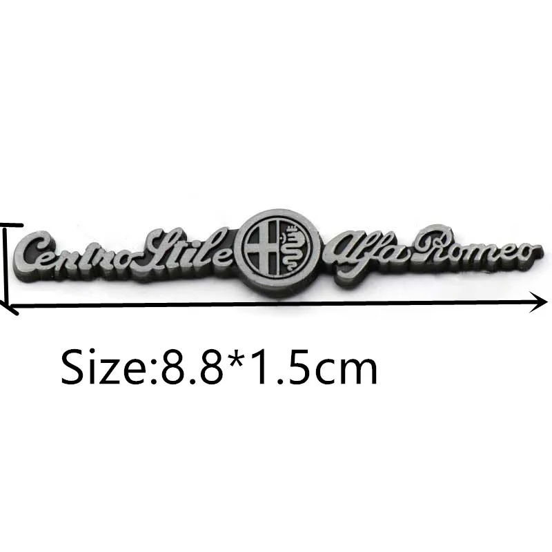 Car Accessories for Alfa Romeo 155 156 159 Mito Giulia GT Giulietta 147 Metal Auto Body Sticker Emblem Rear Trunk Badge Styling