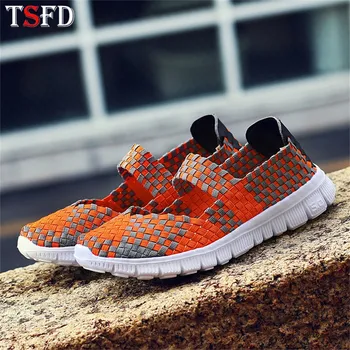 

Lightweight Running Shoes for Women Sneakers Sport Woman Shoe Simple Women's Summer Sports Shoes Plus Size Orange Woven Shoe C16