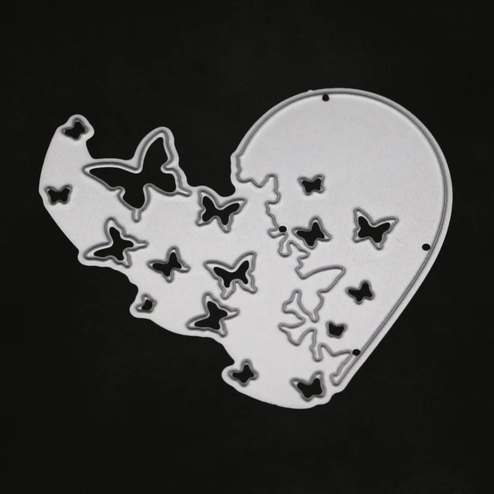 YINISE LOVE BUTTERFLY крышка заготовки из металла режущие штампы для трафареты