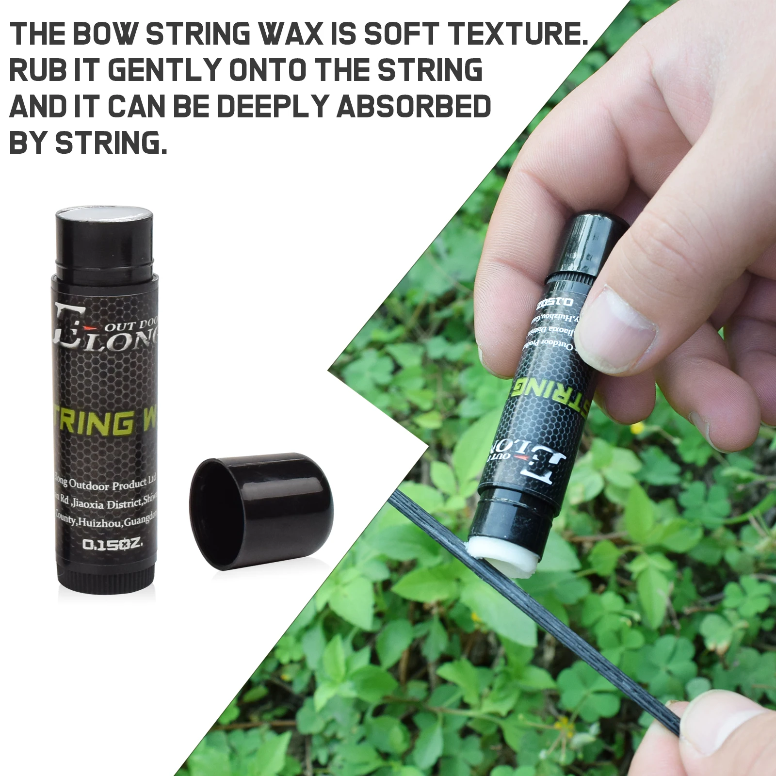 1pcs, Archery Bow String Wax Protect Bowstring  For Archery String Lube Wax Protect Bowstring, Compound Bow Orutdoo Tool 4