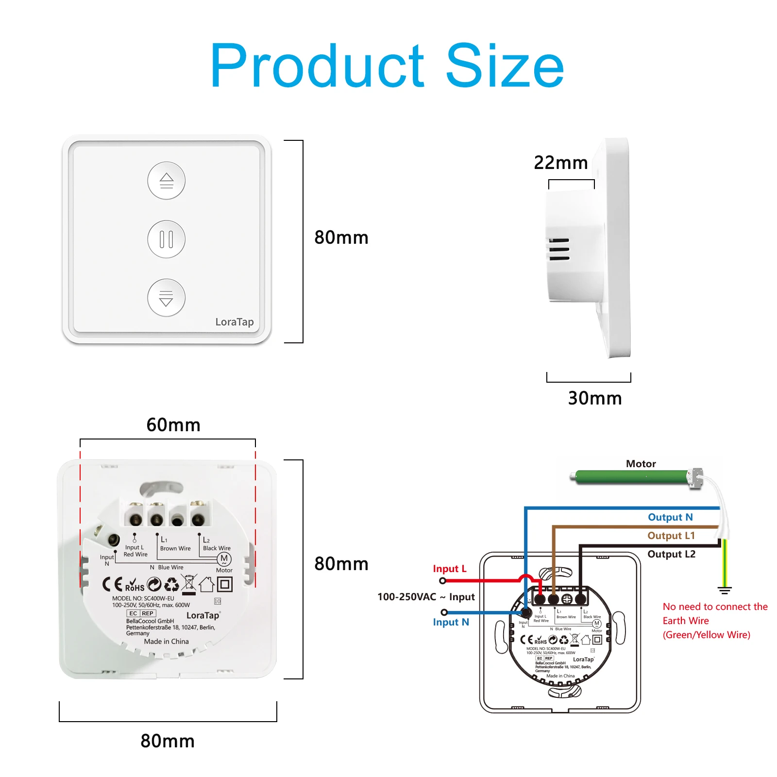 Tuya Smart Leben EU WiFi Vorhang Physikalische Wand Schalter für Jalousien Rollladen App Timer Unterstützung Google Home Alexa Stimme control