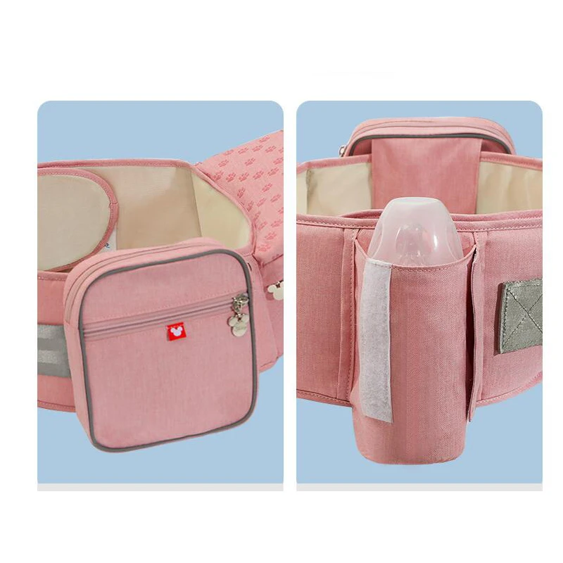 Disney 4D Multi-Function Baby Carrier Baby Waist Stool Baby Back Baby With Horizontal Front-Hold Three-In-one Lightweight Belt