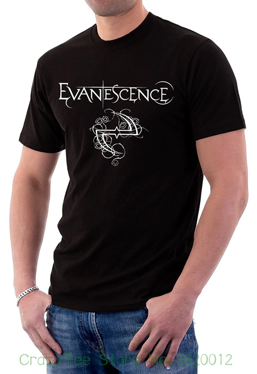 Pride Of The футболки с изображением различных существ Evanescence Rock Metal Band Logo Fallen Мужская