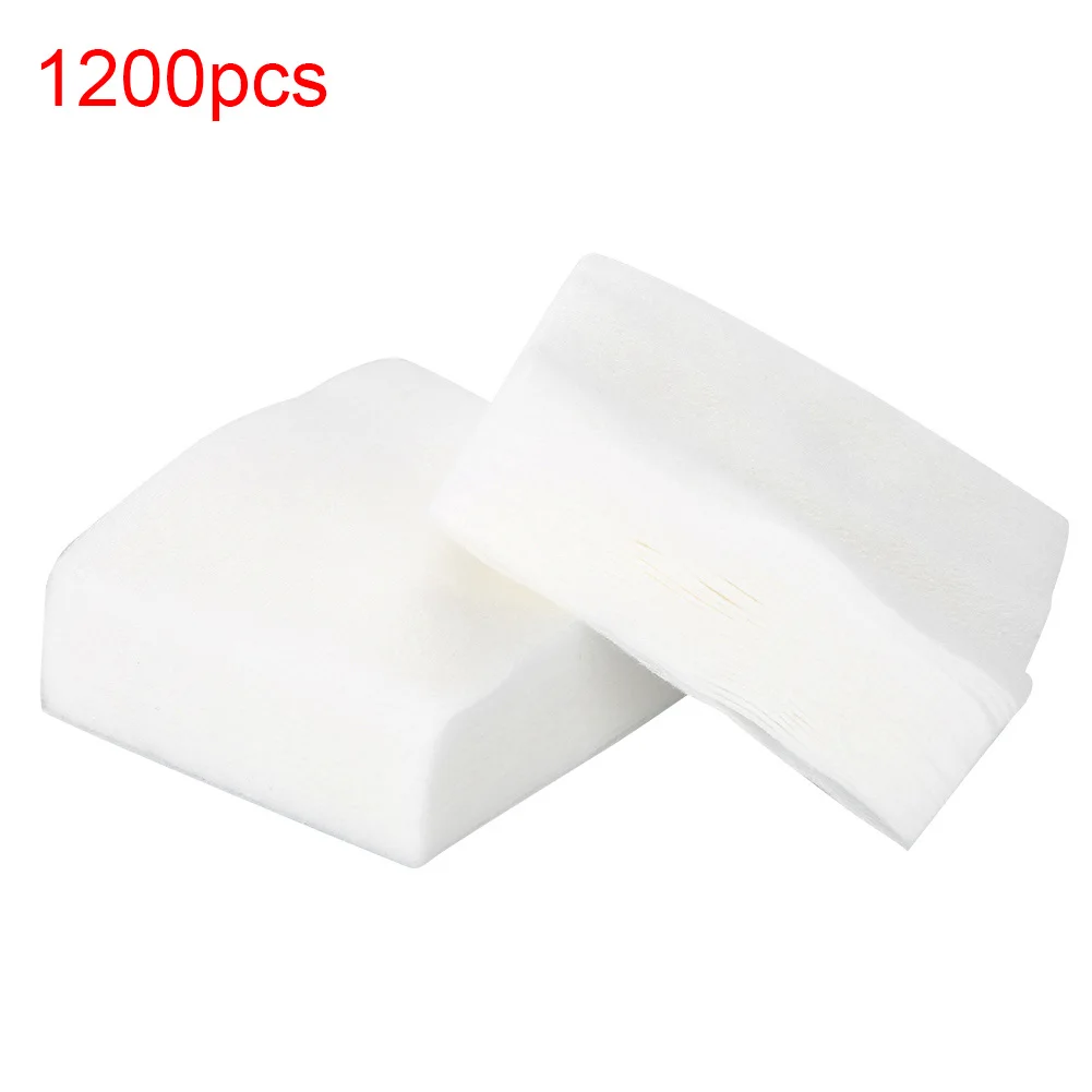 1200Pcs Tattoo Wipe Cotton Facial Cleaning Wipes Pads For Machine Acrylic Gel Tip Remover Cleaner Toiletry | Красота и здоровье