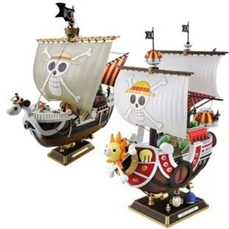 

29cm One Piece THOUSAND SUNNY Thousands of Miles Anime PVC Going Merry Meili Caravel Collection Model Dolls Toys for Gifts