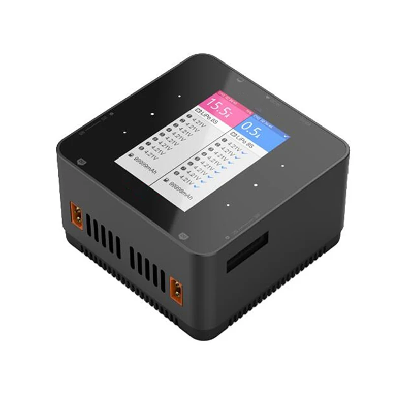 

ISDT P30 1000WX2 30AX2 High Power Dual Channel Snychronous BattGo Battery Balance Charger For RC Car Airplane Racing Drone