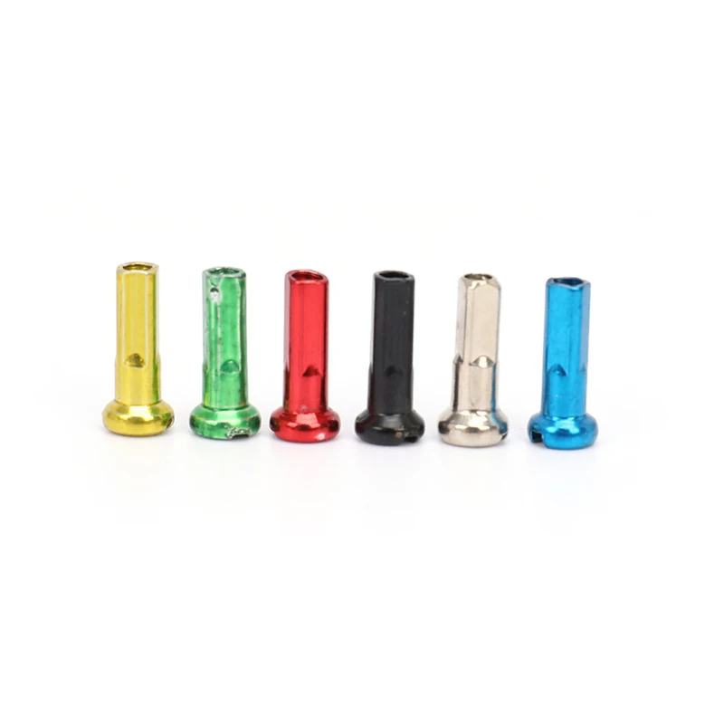 Capuchons de rayons de roue de vélo en alliage multicolore, 10 pièces