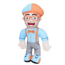 Blippi плюшевая мягкая набивная кукла игрушка для детей подарок обучающий подарок для детей 32 см