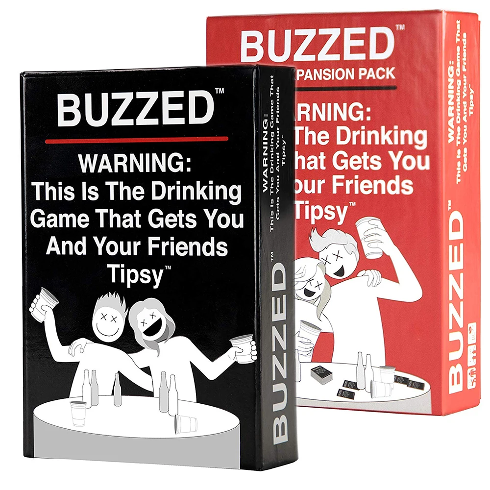 Buzzed настольная игра питьевая Веселая Игра вечерние которая поможет вам вашим