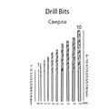 10Pcs Drill Bits