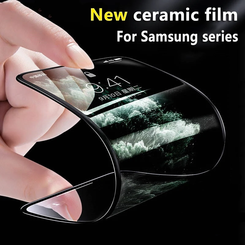 Полностью покрывающая керамическая Защитная пленка для экрана Samsung A51 A71 A30S S20FE M51