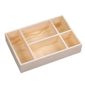 

1Pc Chalk Case Fine Safe Chic Nice Container Organizer Wood Box Storage Box