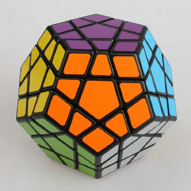 

LeadingStar 3rd order Megaminx Magic Cube Stickerless Dodecahedron Speed Cubes Brain Teaser Twist Puzzle Toy infinity cube
