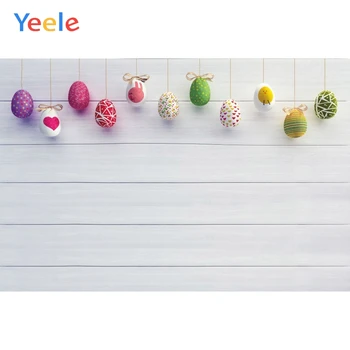 

Spring White Wood Board Egg Happy Easter Backdrop Vinyl Photography Background For Photo Studio Photophone Photozone Photocall
