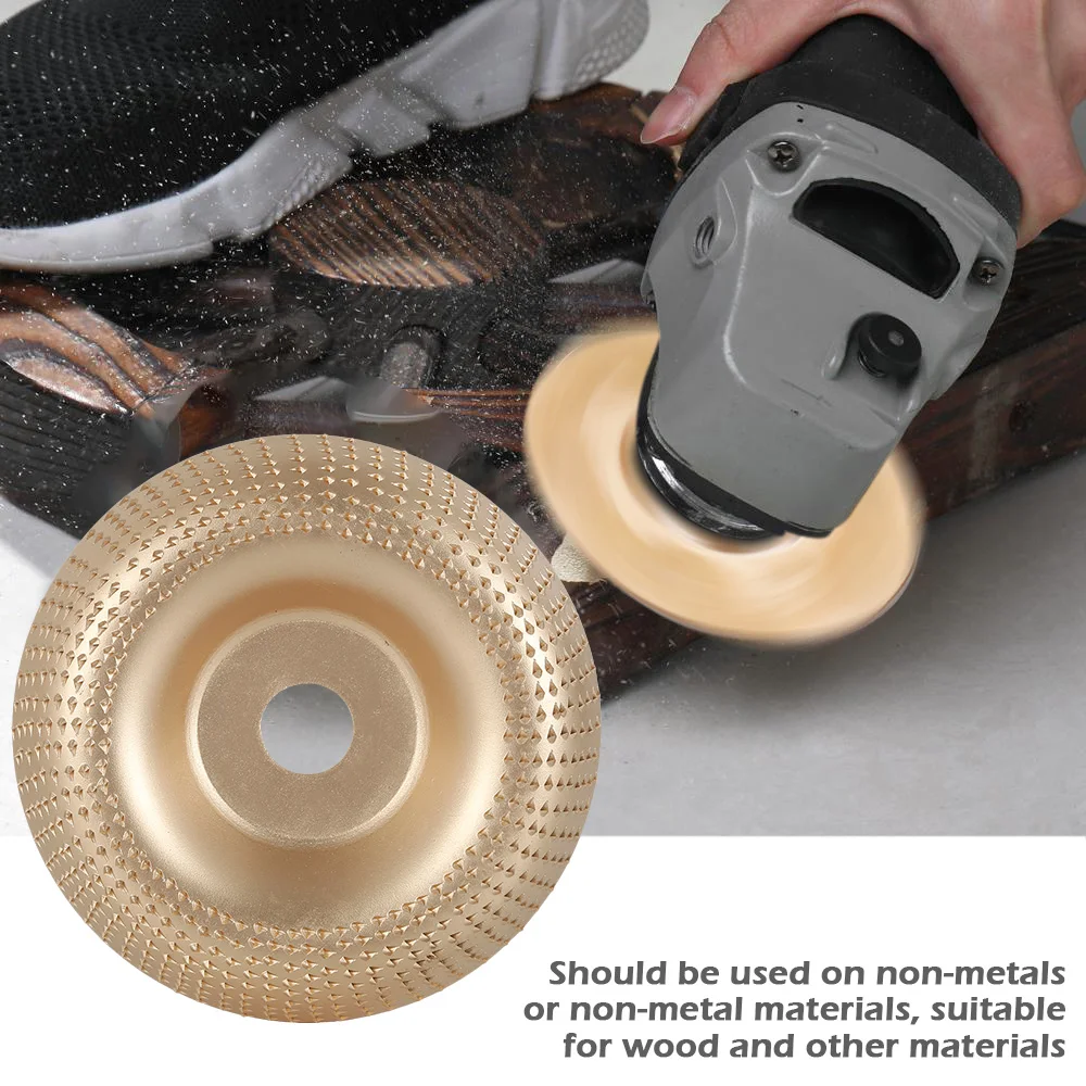 

84MM 105MM Angle Grinder Disc Bore Extreme Shaping Disc Tungsten Carbide Wood Sanding Carving Tool Abrasive Disc Tools
