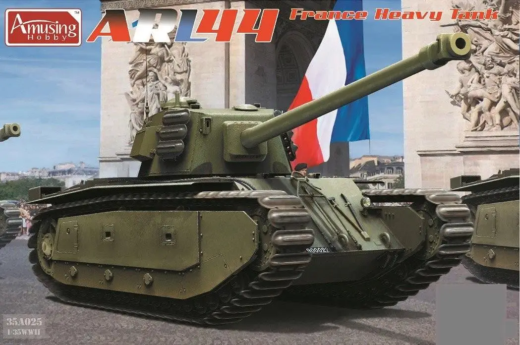 Amusing Hobby AH35A025 1/35 ARL44 Французский тяжелый танк с металлической бочкой|Наборы для