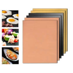 Reusable Non-stick BBQ Grill Mat 40*33cm Baking Mat Cooking Pad Grilling Sheet Heat Resistance Easily Cleaned Kitchen Tools