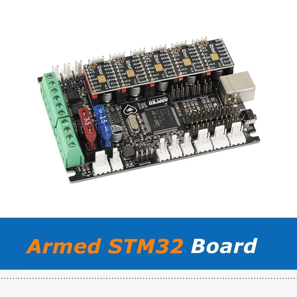 32bit Marlin2.0 вооруженных STM32 материнская плата+ 5 шт. TMC2208 драйверы для Prusa I3 MK3S MMU2s 3D-принтеры Запчасти