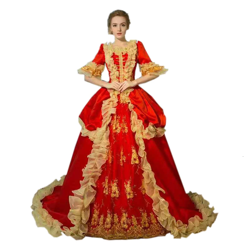 

Rococo Baroque Marie Antoinette Ball Dresses 18th Century Renaissance Historical Period Victorian Dress Gown for Women