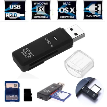 

USB 3.0 SD Memory Card Reader Adapter High Speed Durable For Micro SD SDXC TF New Arrival