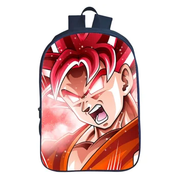 

New Dragon Ball Z Super Saiyan Backpack Children Kids Backpack Super Saiyan Kindergarten Bag Children Cute School Backpack