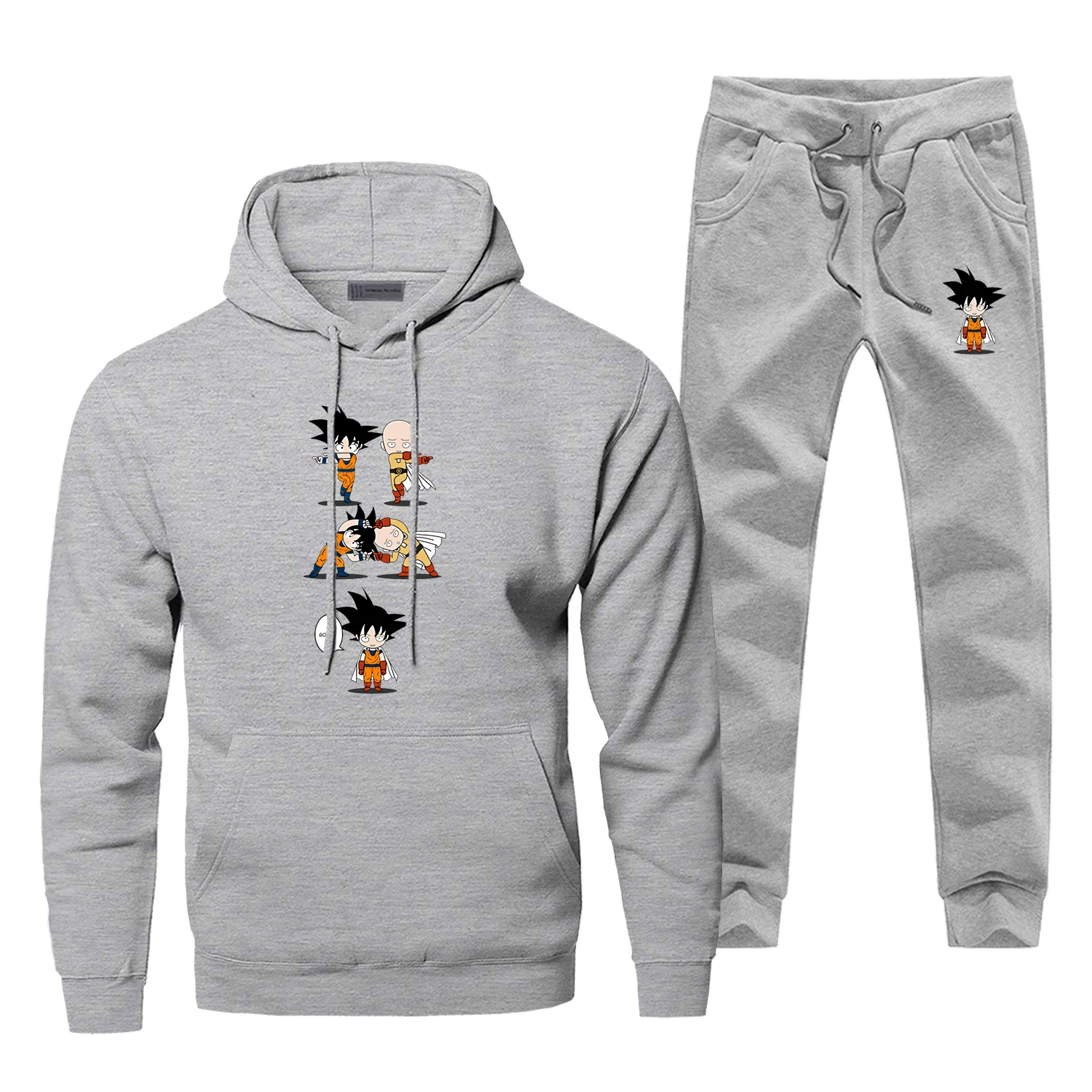 

One Super Punch Man Hoodie Pants Set Men Sweatshirt Male Hoodies Sweatshirts Mens Sets Two Piece Pant Pullover Hoody Coat