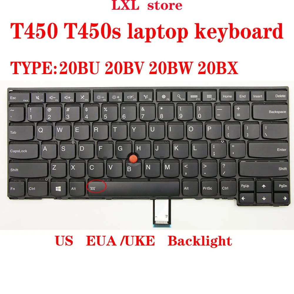 T450 T450S Клавиатура для ноутбука Thinkpad 20BU 20BV 20BW 20BX нам EUA клавиатура с Подсветка 04X0101 00HW837 04X0139 01AX310