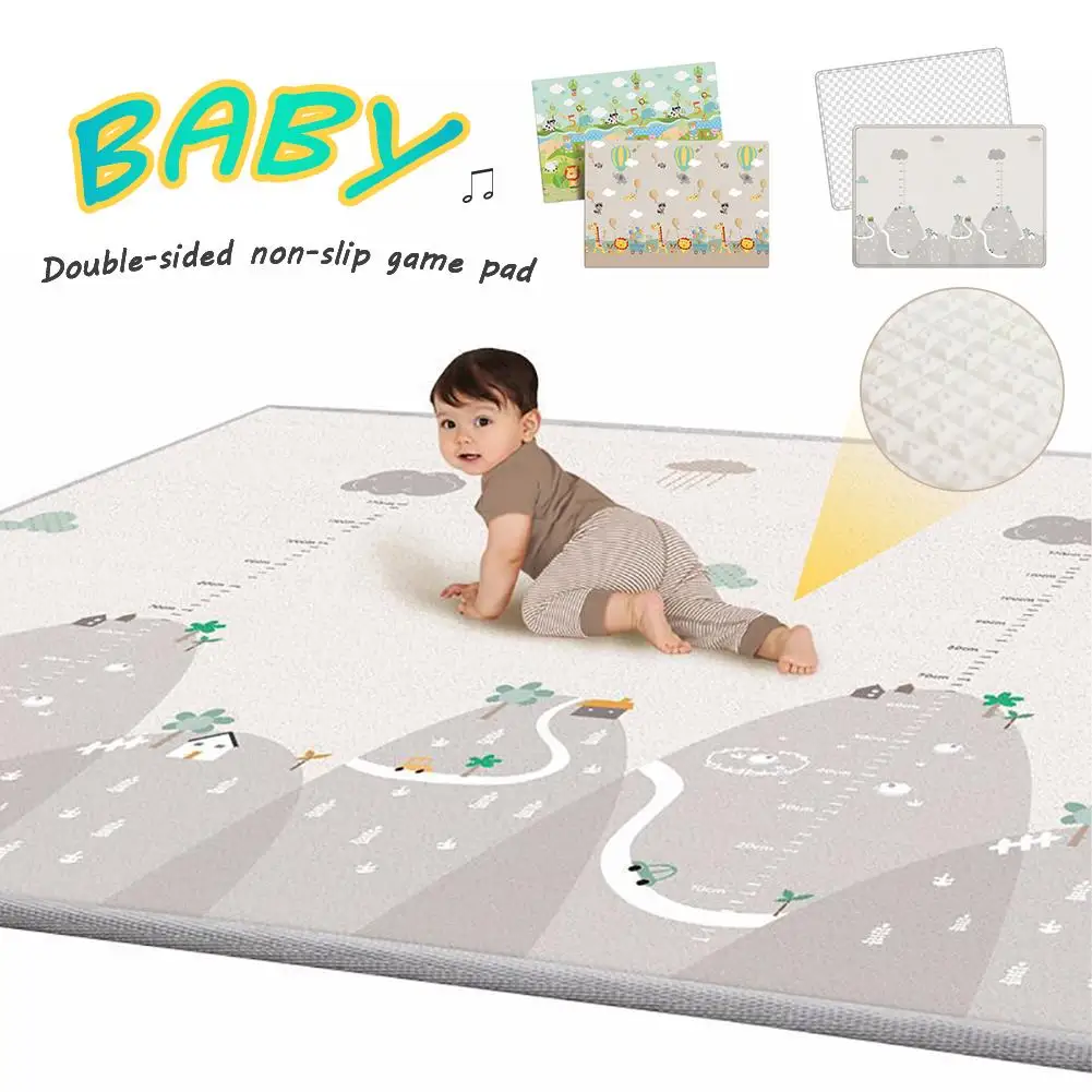 200x180x1cm Waterproof Non-slip Kids Baby Game Crawling Mat Pad Blanket Carpet durable and comfortable