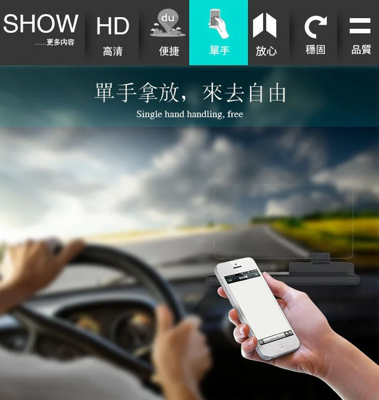Держатель HUD навигация OBD Em327 мобильный телефон проекционный дисплей высокой четкости