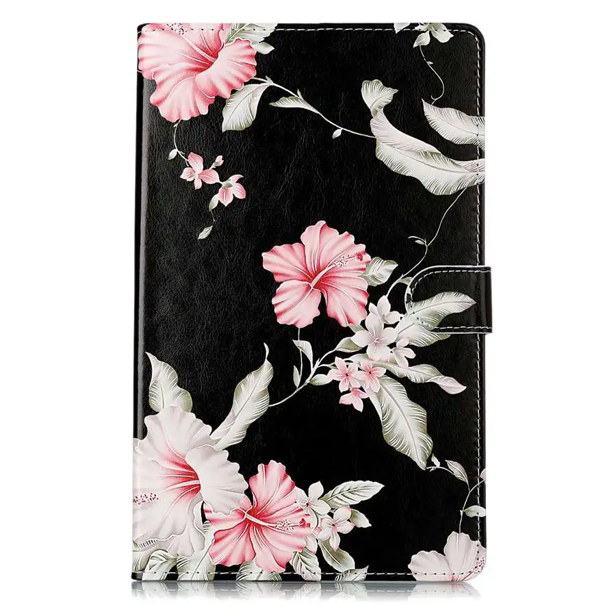 DJH Чехол для Samsung Galaxy Tab A SM-T510 SM-T515 T510 T515 Smart Stand Cover для TabA 10,1 слот для карт чехол для планшета+ пленка+ ручка - Цвет: DJH