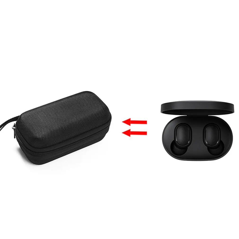 Для Xiaomi Redmi True Беспроводная гарнитура Bluetooth гарнитура защитная коробка сумка для хранения Жесткий корпус портативный чехол для наушников